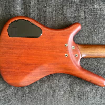 Warwick German Pro Series Corvette Bubinga 5 Active 2010s - Natural Transparent image 6