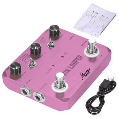 ROWIN LTL-02 Twin Looper and Recording Guitar Effect Pedal image 3
