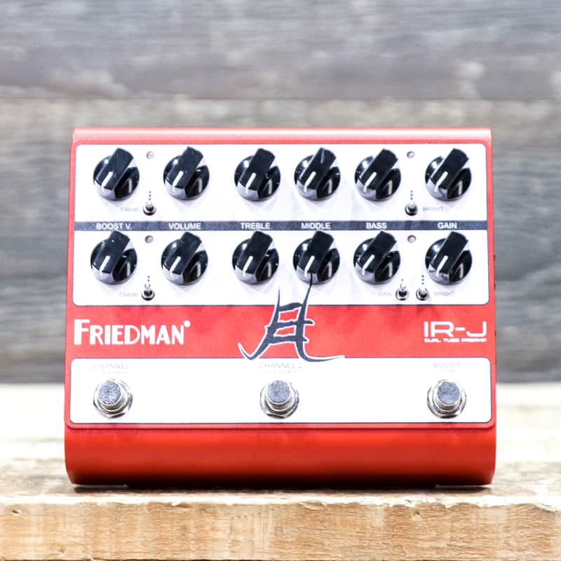 Friedman IR-J Jake E Lee Signature 2 Channels Dual Tube Preamp & DI Effect Pedal image 1