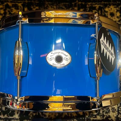 Slingerland 6.5" x 14" Studio King Snare Drum - Lunar Blue Lacquer image 1