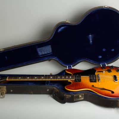 Gibson ES-335TD Semi-Hollow Body Electric Guitar (1972), ser. #745798, original black hard shell case. image 10