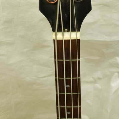 1974 Gibson EB-0 Electric Bass -- Checker Finish, Signed by Chubby Checker image 8