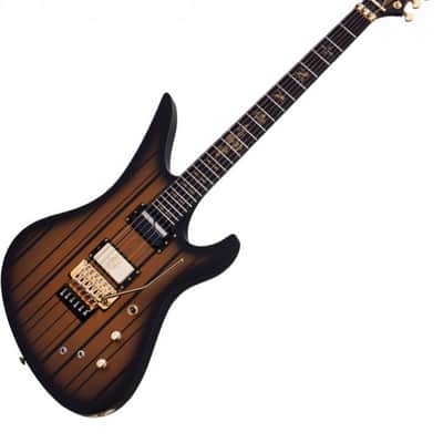 Schecter Signature Synyster Custom-S Electric Guitar Satin Gold Burst image 4