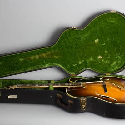 D'Aquisto  New Yorker Delux Arch Top Acoustic Guitar (1967), ser. #1017, original black hard shell case. image 10
