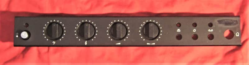 Front-Blende-Panel inkl. Drehknöpfe, für HiFi-Stereo EIGENBAU-Verstärker * Rarität * Abhol./ Versand Bild 1