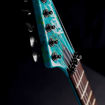 Washburn EC29 1989 - Turquoise image 13