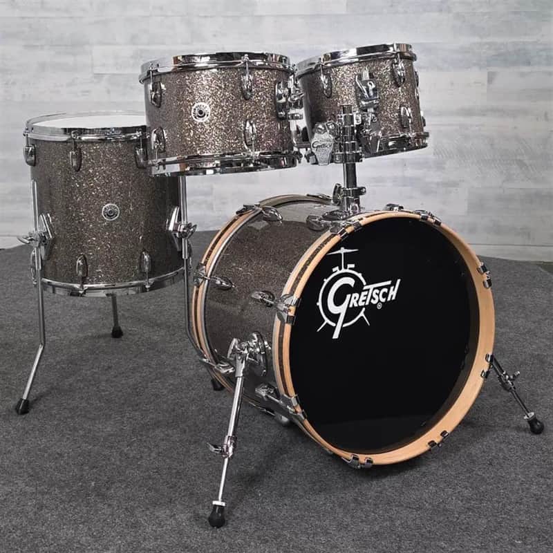Used Gretsch Brooklyn 4pc Drum Set Twilight Glass - Very Good image 1