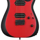 Jackson Pro Plus Series Dinky MDK HT7 7-string Electric Guitar - Red with Black Bevels