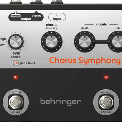 Behringer Chorus Symphony Chorus and Vibrato Guitar Pedal