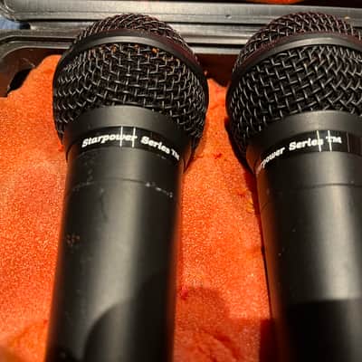 Shure/Nady/4 microphones Shure/realistic/ Nady Early 80s - Silver/black image 2