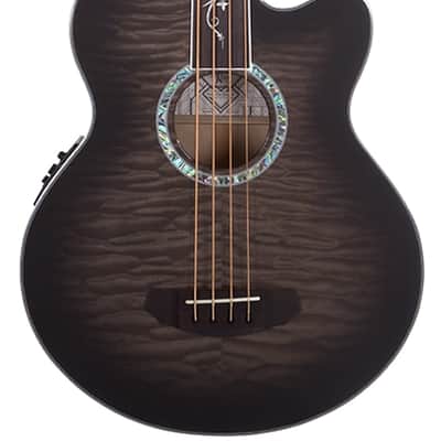 Michael Kelly Dragonfly 4 Fretless Acoustic Bass w/ Smoke Burst Finish MKD4FSBSFR image 8