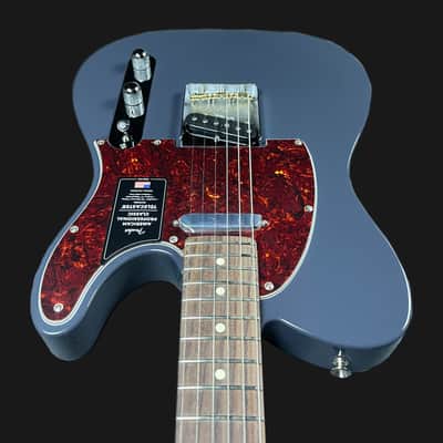 Fender American Professional Classic Telecaster Electric Guitar In Faded Black image 4