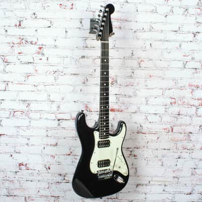 Warmoth - HH S-Style Electric Guitar w/Dillon Neck Babicz Bridge Locking Tuners - Black - x1557 - USED image 20