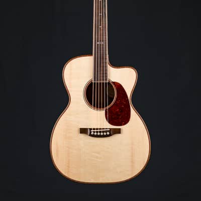 Bourgeois 000 Cutaway Large Soundhole Custom Cocobolo and Bearclaw Adirondack Spruce NEW image 2