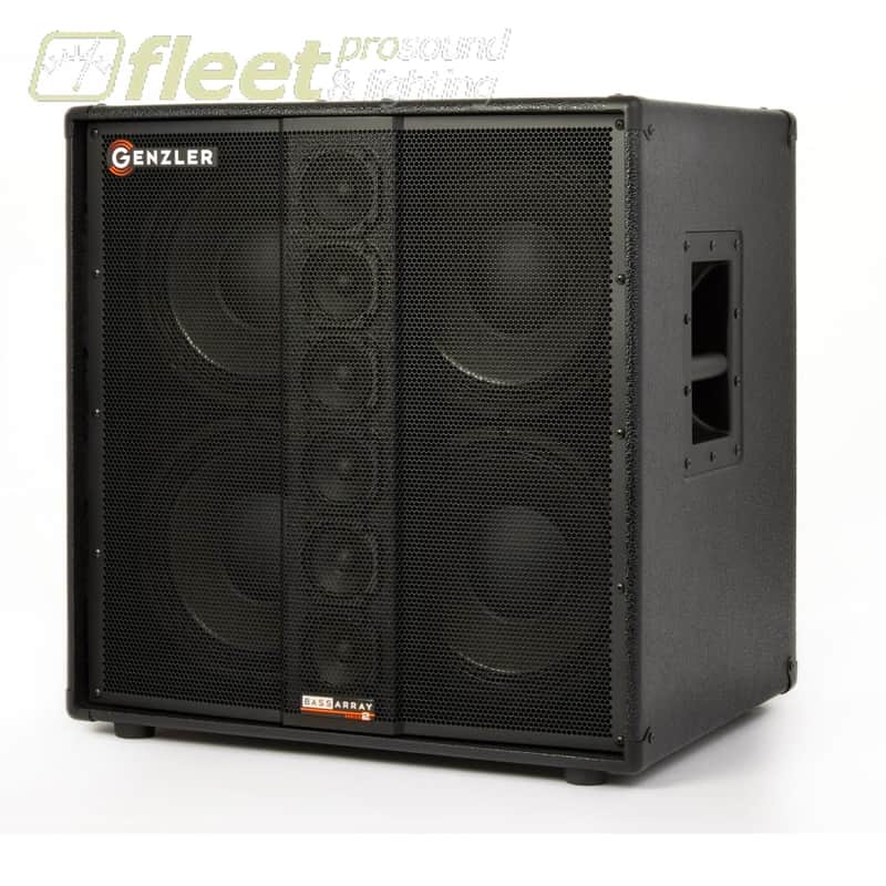 Genzler Amplification BA2-410-3 Bass Array 1000-Watt 4x10" / 6x3" Straight Bass Speaker Cabinet  - Black image 1