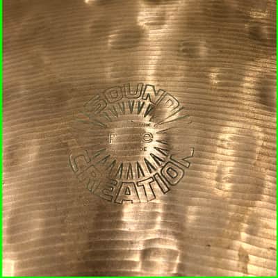 Paiste Sound Creation 22" Bell Ride Dark Ride 3654g from 1979 with Sound File! image 8