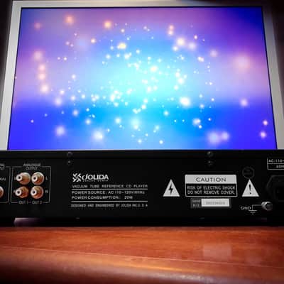 JOLIDA JD-100 🌈RaRe🌈 Premium Vintage Reference Tube CD Deck image 5