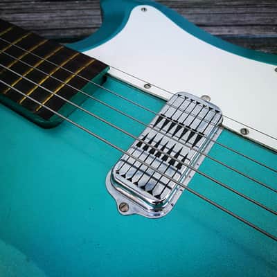 1965 Sivertone Model 1413L - DeArmond Kay - rare Seafoam Green - 1410 image 3