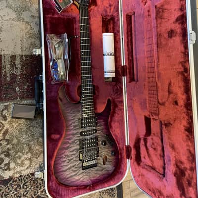 Ibanez S5570Q-DPB Prestige 2014 - 2016 - Deep Purple Doom Burst image 1