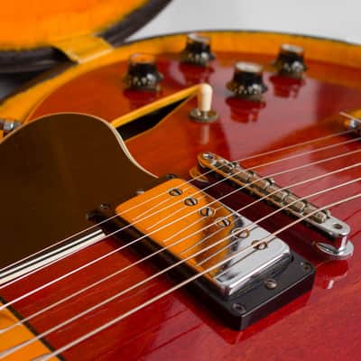 Gibson Trini Lopez Standard Semi-Hollow Body Electric Guitar (1966), ser. #401222, original black tolex hard shell case. image 16
