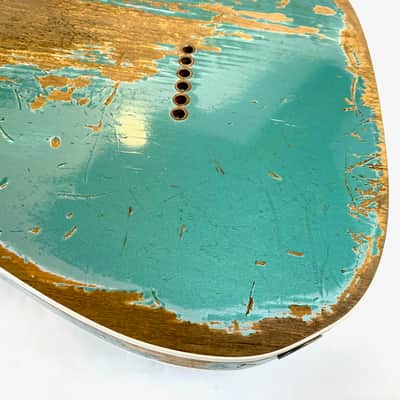 Fender Telecaster Custom 60 Heavy Relic Custom Shop 2013 Teal Green Metallic image 17