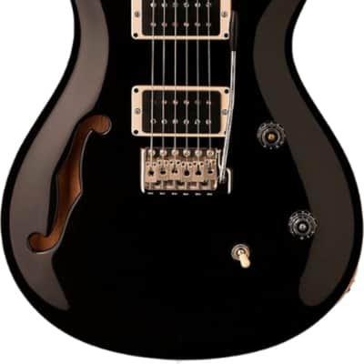 PRS CE 24 Semi-Hollow Electric Guitar, Rosewood Fingerboard, Black image 2