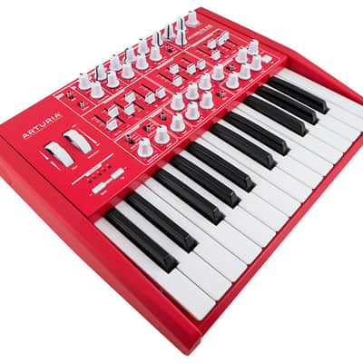 Arturia MiniBrute Red + MicroBrute Red Analog Synthesizers CABLE KIT image 2