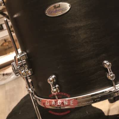 Pearl Reference Pure 6-piece Matte Black Drum Set (10-12-13-14-16-22) image 2