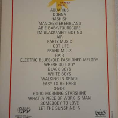 Belwin Vocal Selections From Hair image 2