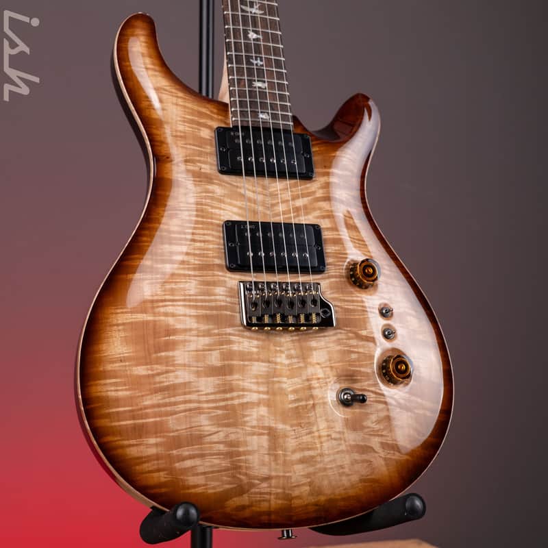PRS Wood Library Custom 24-08 10-Top DMO Natural Smokeburst image 1