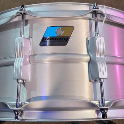 Ludwig Limited Edition Acrolite Snare Drum - 6.5x14 - Satin Chrome image 10
