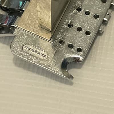 1980's Era Original Floyd Rose Made in Germany Chrome Tremolo Bridge Vibrato Set (R2 Nut & Retainer Bar) image 14