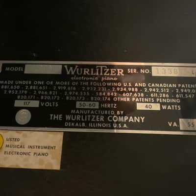 Wurlitzer 200A Vintage Electric Piano - Excellent Original Condition image 9