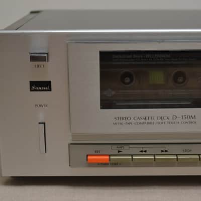 Sansui D-150M Single Cassette Deck * Fully Serviced * New Belts image 2