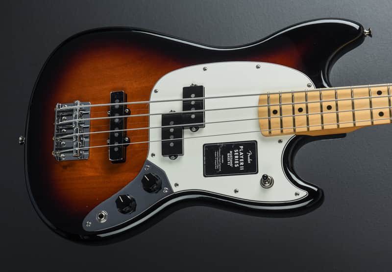Fender Player II Mustang Bass PJ - 3 Color Sunburst w/Maple image 1