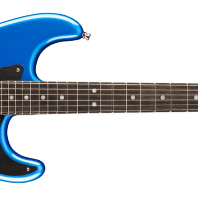 Fender American Ultra II Stratocaster HSS Ebony FB Noble Blue with Case image 1