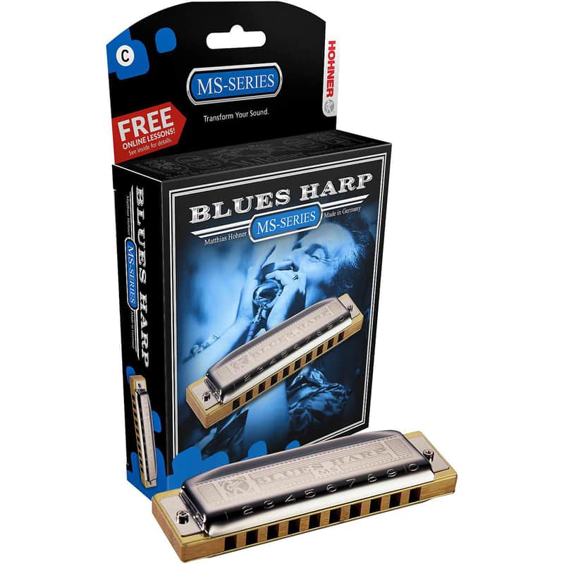 Hohner 532 Blues Harp MS-Series Harmonica D imagen 1