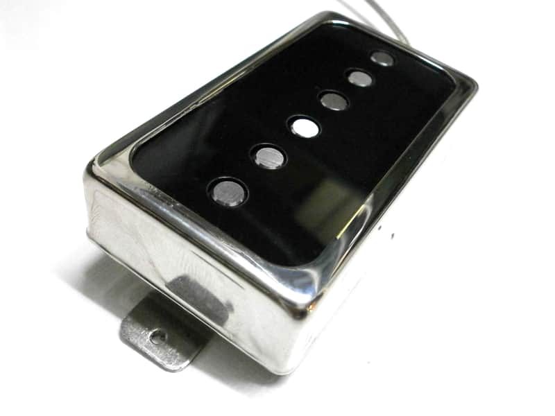 Humbucker Size Hybrid Pickup Strat Tone Alnico 5 ROD Magnets Like Fender Stratocaster PAF Q Black image 1