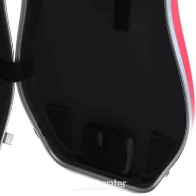 BAM Graffiti Hightech Slim Cello Case - Red Raspberry with Silver Seal (GrafHTSCloRd1) image 4