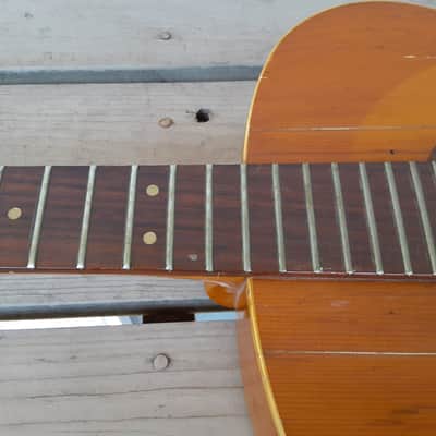 Vintage 1970's Framus Nashville Acoustic Guitar Project! Flamed Maple! image 7