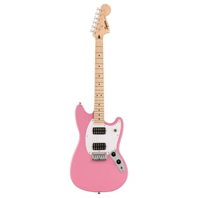 Squier Sonic Mustang HH Electric Guitar - Flash Pink image 1