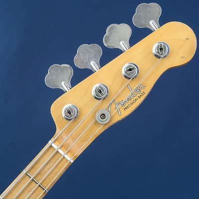 Fender MEX USED ​​Mike Dirnt Road Worn Precision Bass (White Blonde) image 7