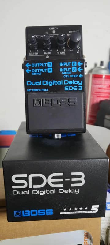 Boss SDE-3 Dual Digital Delay 2024 - Present - Black image 1