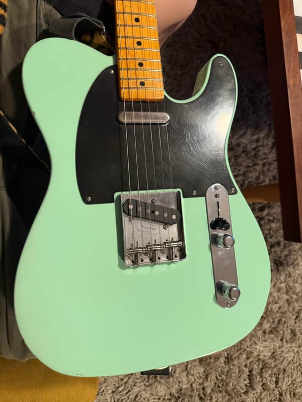 Fender 70th Anniversary Esquire 2020 - Surf Green image 1