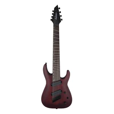 Used Jackson X Series Dinky Arch Top DKAF8 MS - Stained Mahogany w/Laurel FB image 2