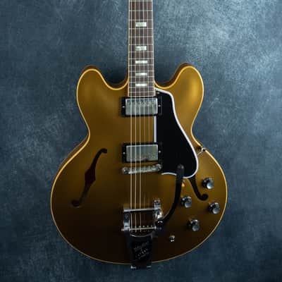 Gibson Custom Made to Measure 1964 ES-335 Reissue VOS, Gold Mist, Bigsby 160312 image 3