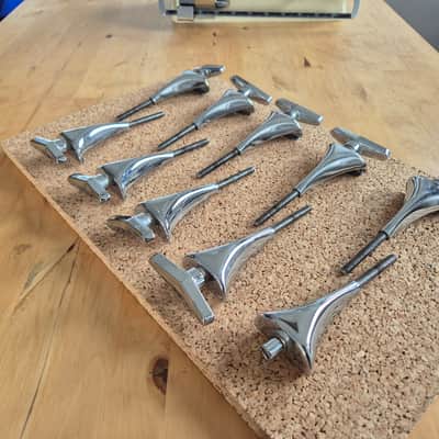 Sonor Phonic Bassdrum Claws and Screws ~1980 - Chrome image 8