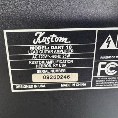 Kustom '66 Dart Guitar Amplifier , 6.5" Driver, 10 Watt image 6