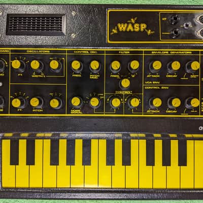EDP Wasp 25-Key Analog Synthesizer 1978 - 1981 - Black image 1