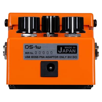 BOSS DS-1W Waza Craft Distortion + BIC-10A-OR 10ft Instrument Cable, Orange image 3